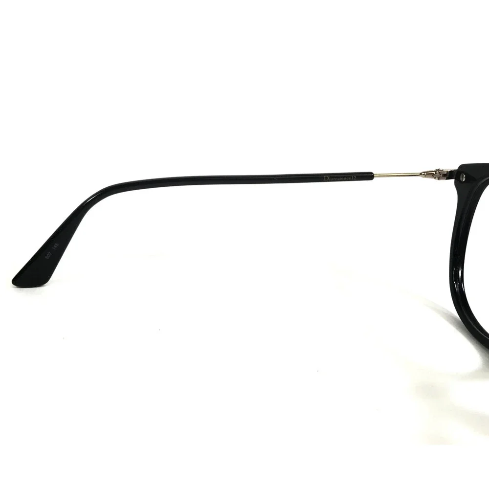 Christian Dior Eyeglasses Frames Dioressencel12 807 Shiny Black Round 50-17-145